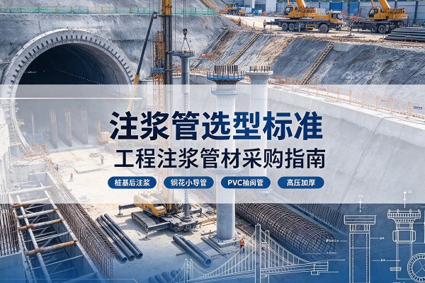桐梓注浆管选型标准