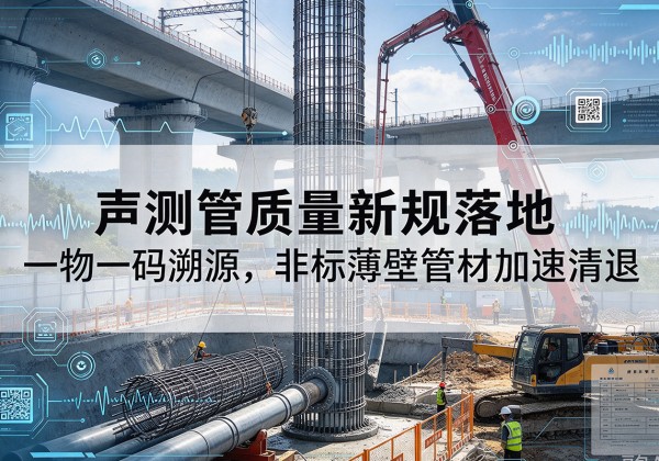 桐梓声测管质量新规落地，一物一码溯源，非标薄壁管材加速清退
