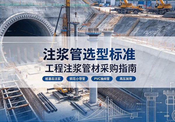 桐梓注浆管选型标准